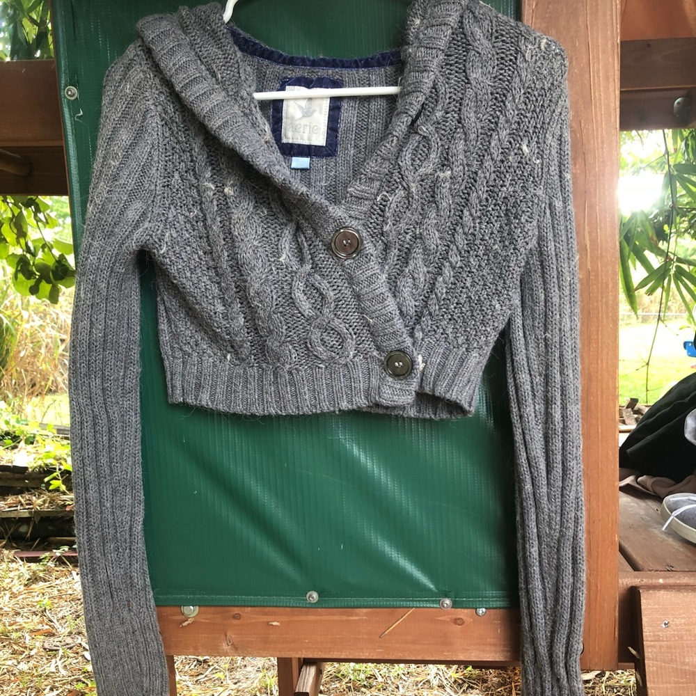 Crop top hoodie
